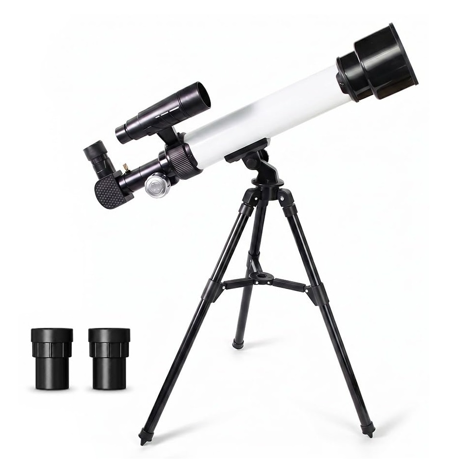 TELESCOPIO ASTRONÓMICO PARA NIÑOS CON TRIPODE Y ACCESORIOS - 3