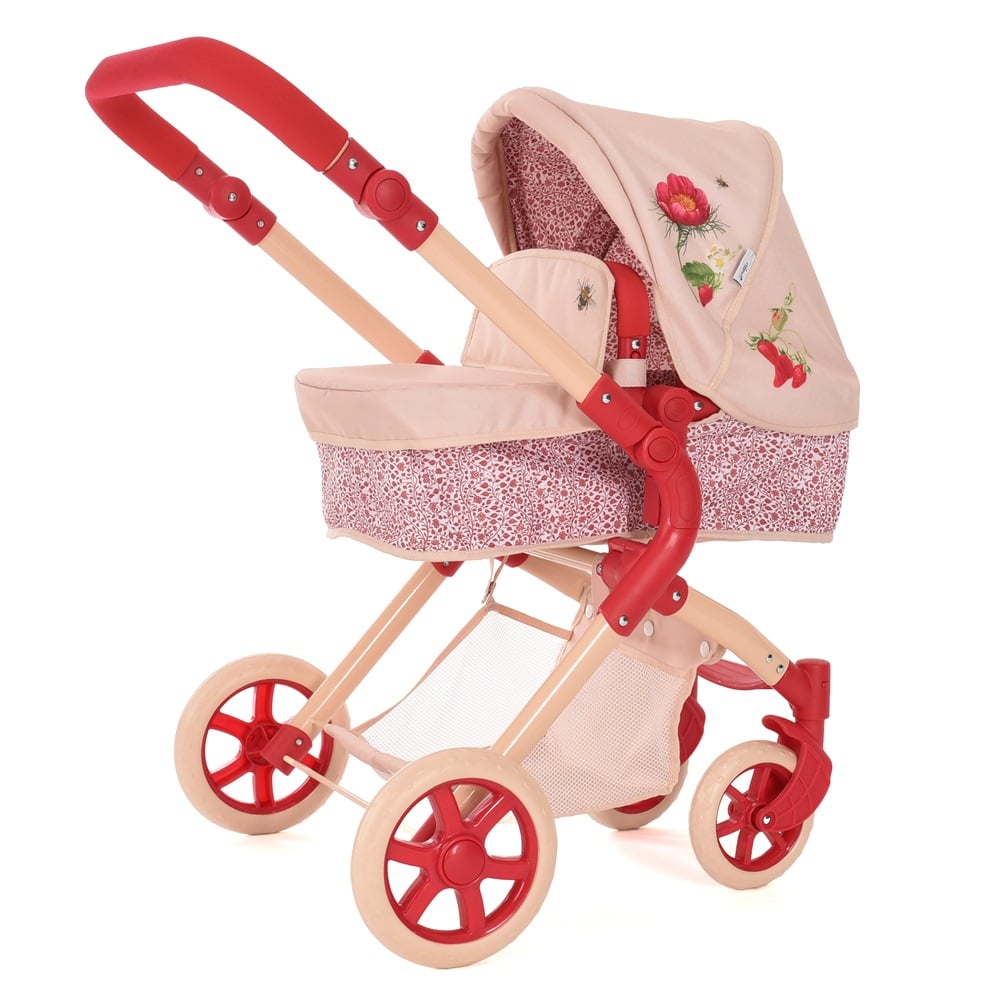COCHE PARA MUÑECAS ROMA PRAMS RHS FLORA SINGLE - 1