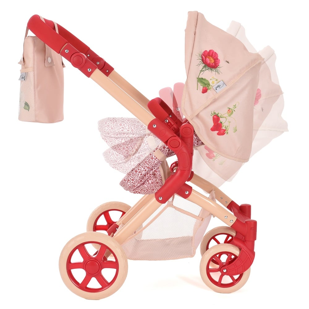 COCHE PARA MUÑECAS ROMA PRAMS RHS FLORA SINGLE - 4
