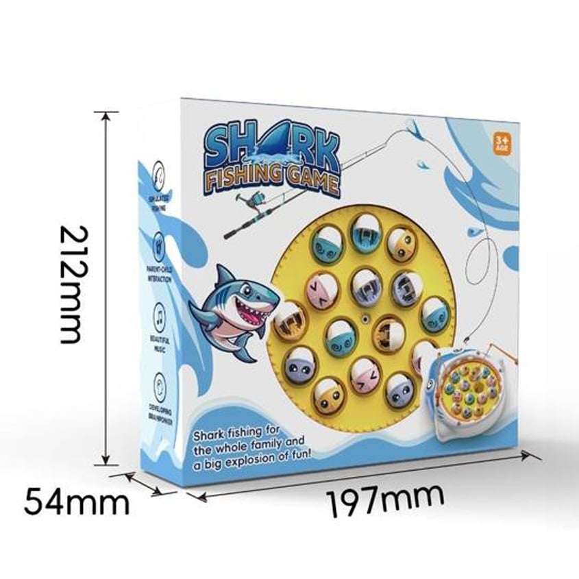 JUEGO DE MESA PARA NIÑOS JUEGO DE PESCA ELÉCTRICO 15 PECES - 2