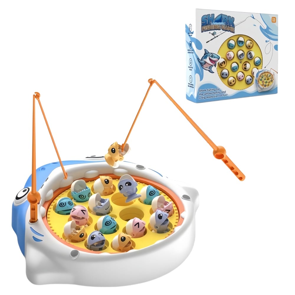JUEGO DE MESA PARA NIÑOS JUEGO DE PESCA ELÉCTRICO 15 PECES - 3