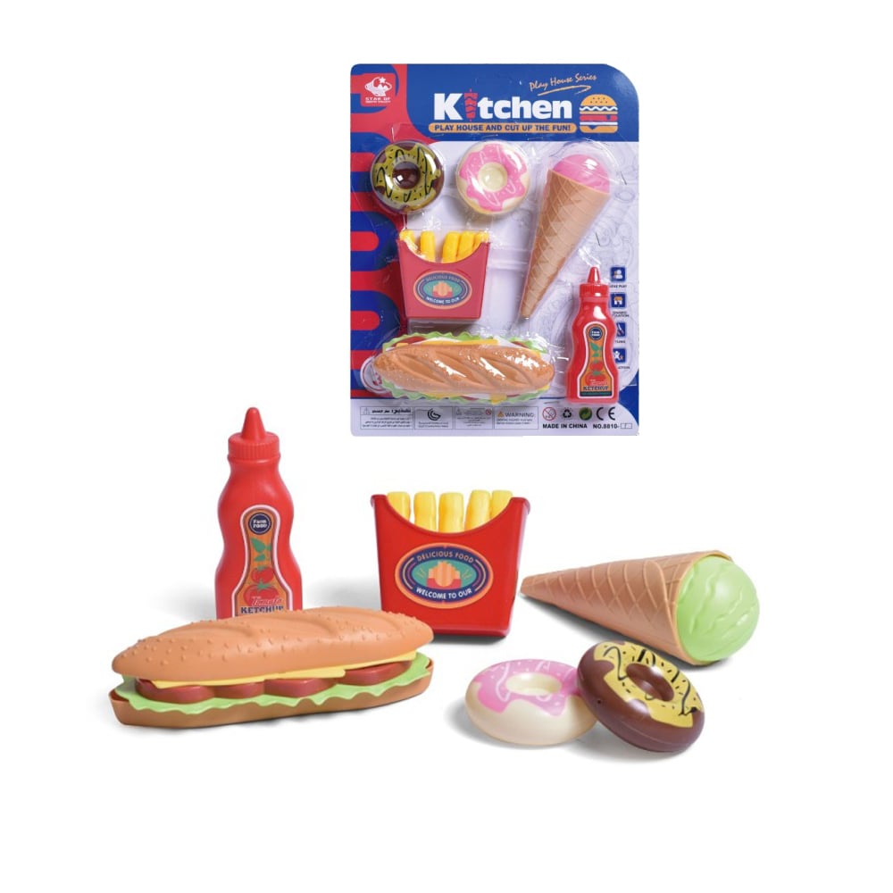 SET EN BLISTER DE COMIDA RÁPIDA PARA NIÑOS - HOT DOG - 3