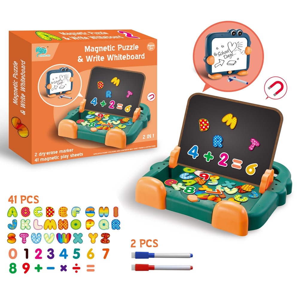 PIZARRA MAGNETICA EDUCATIVA 2 EN 1 PARA NIÑOS - 3