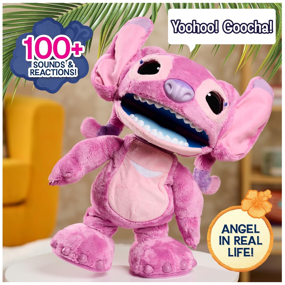 PELUCHE INTERACTIVO DISNEY STITCH ULTIMATE ANGEL 40 CM - 4