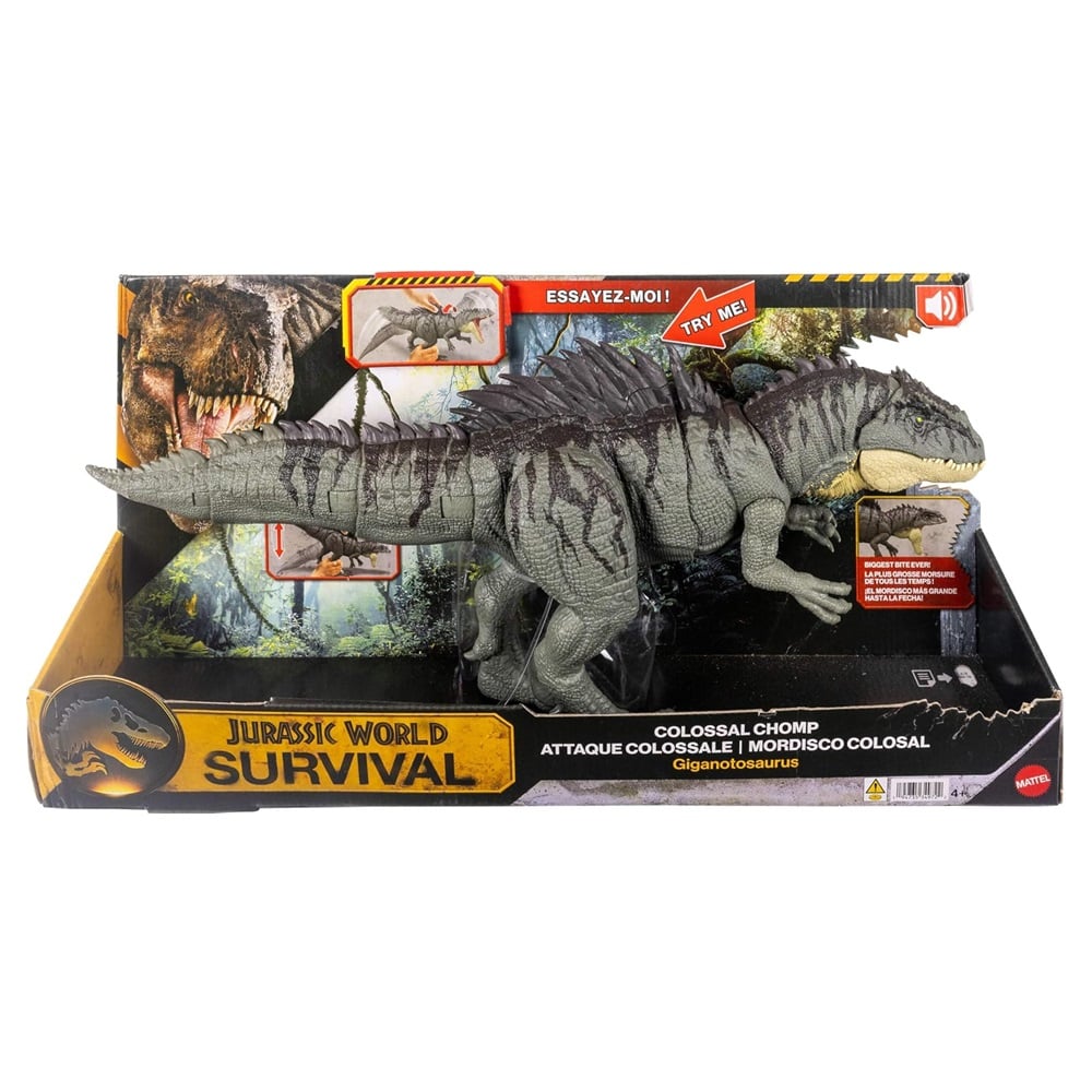 JURASSIC WORLD SURVIVAL COLOSSAL CHOMP GIGANOTOSAURUS - 5