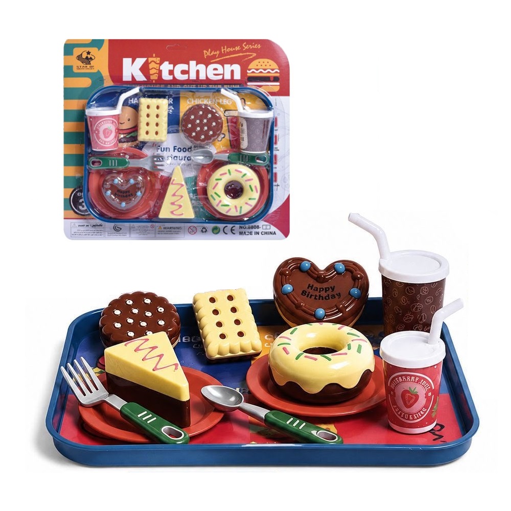 SET BLISTER JUGUETES DE COMIDA POSTRES Y BEBIDAS - 1