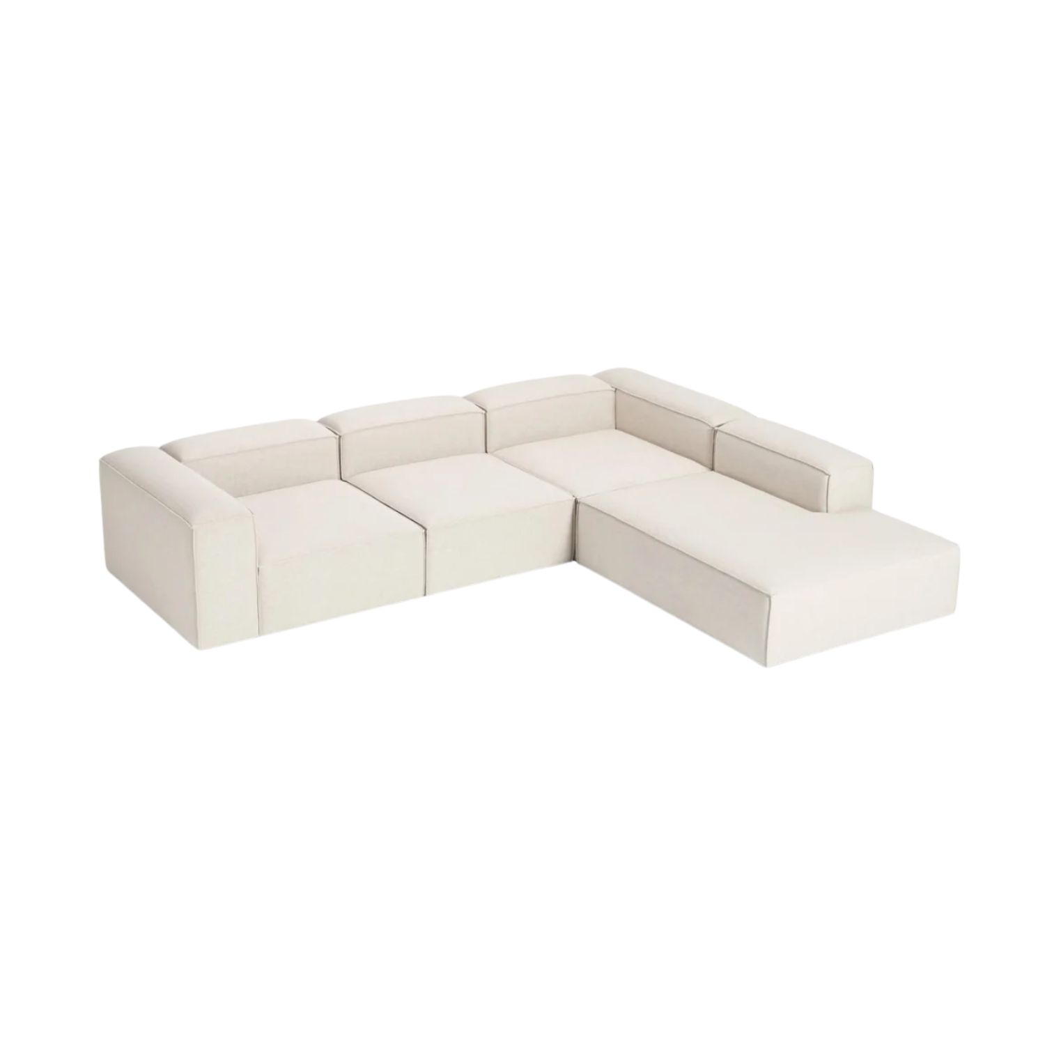 SECCIONAL MODULAR MARRUECOS DE 4 PIEZAS LMUEBLE EN TELA CHENILLE ANTIFLUIDO 280 X 185 CM - 3