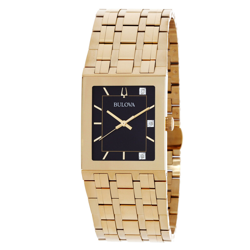 RELOJ HOMBRE BULOVA QUADRA MARC ANTHONY 97D132 DORADO - 1