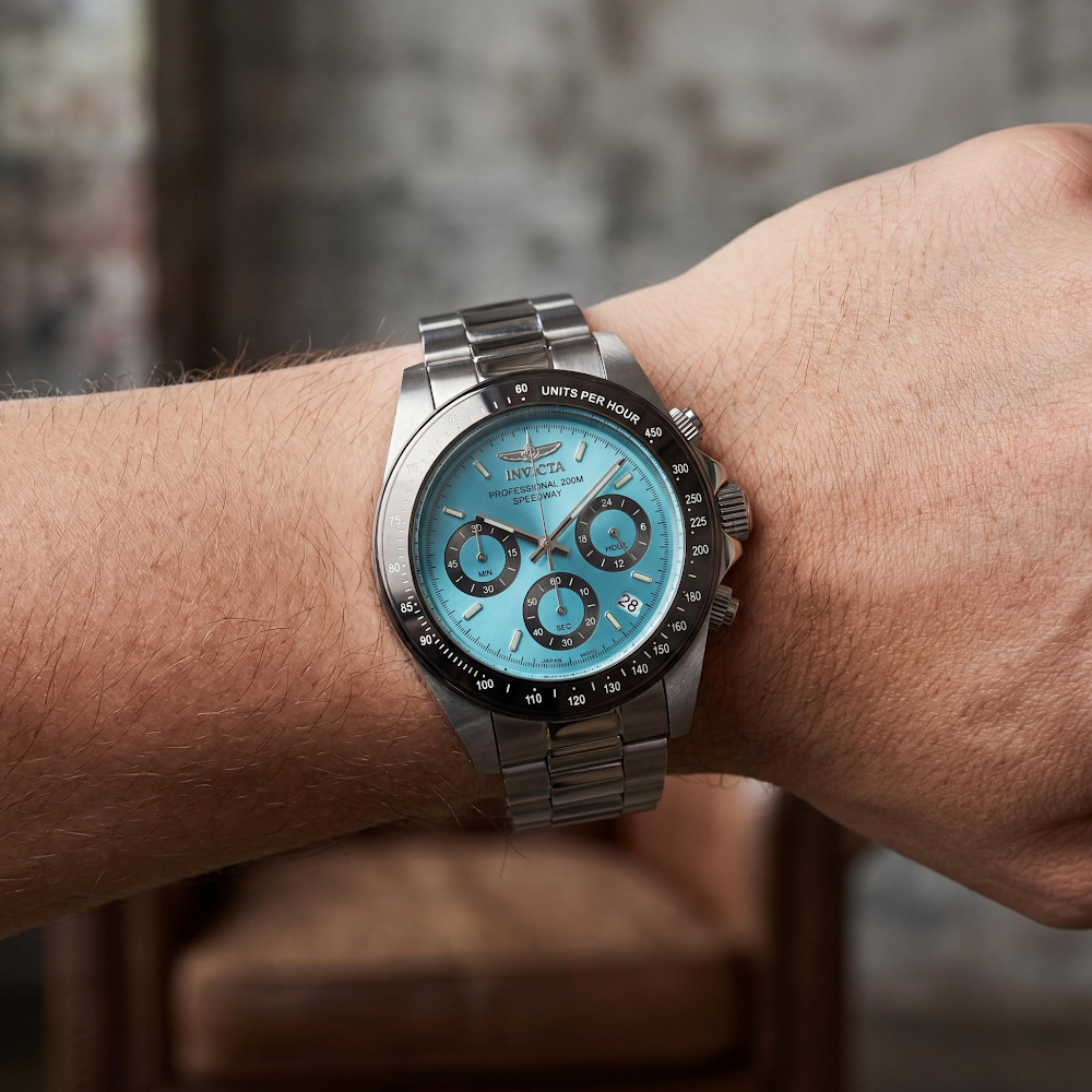 RELOJ HOMBRE INVICTA SPEEDWAY 15589 AZUL CLARO - 2