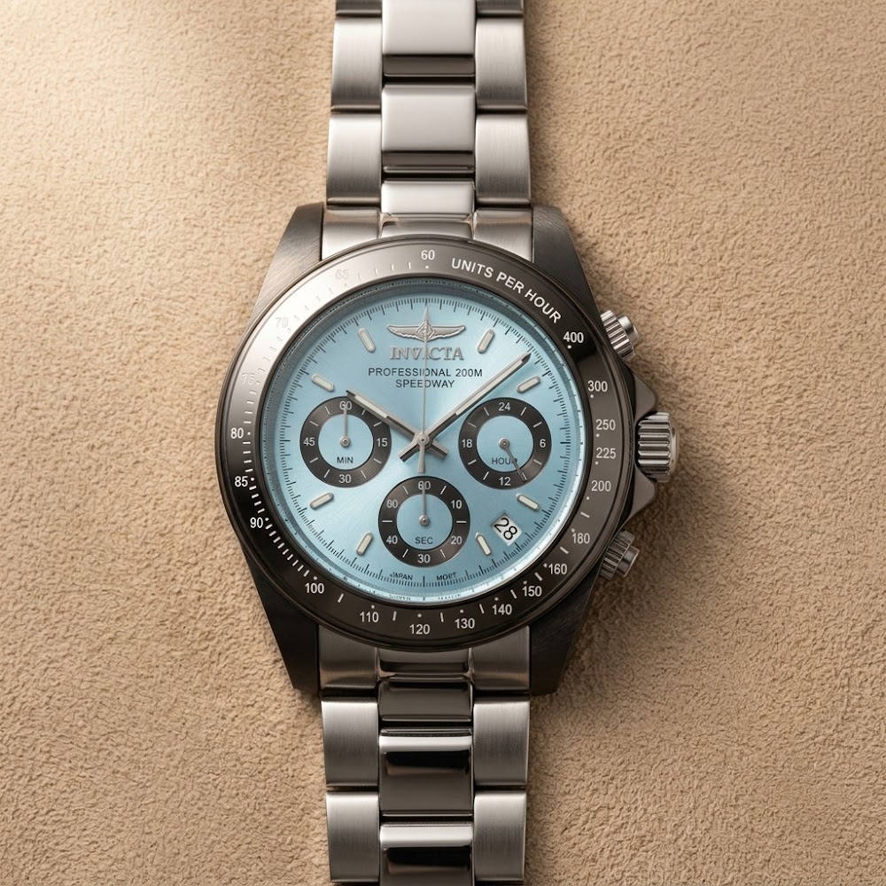 RELOJ HOMBRE INVICTA SPEEDWAY 15589 AZUL CLARO - 4