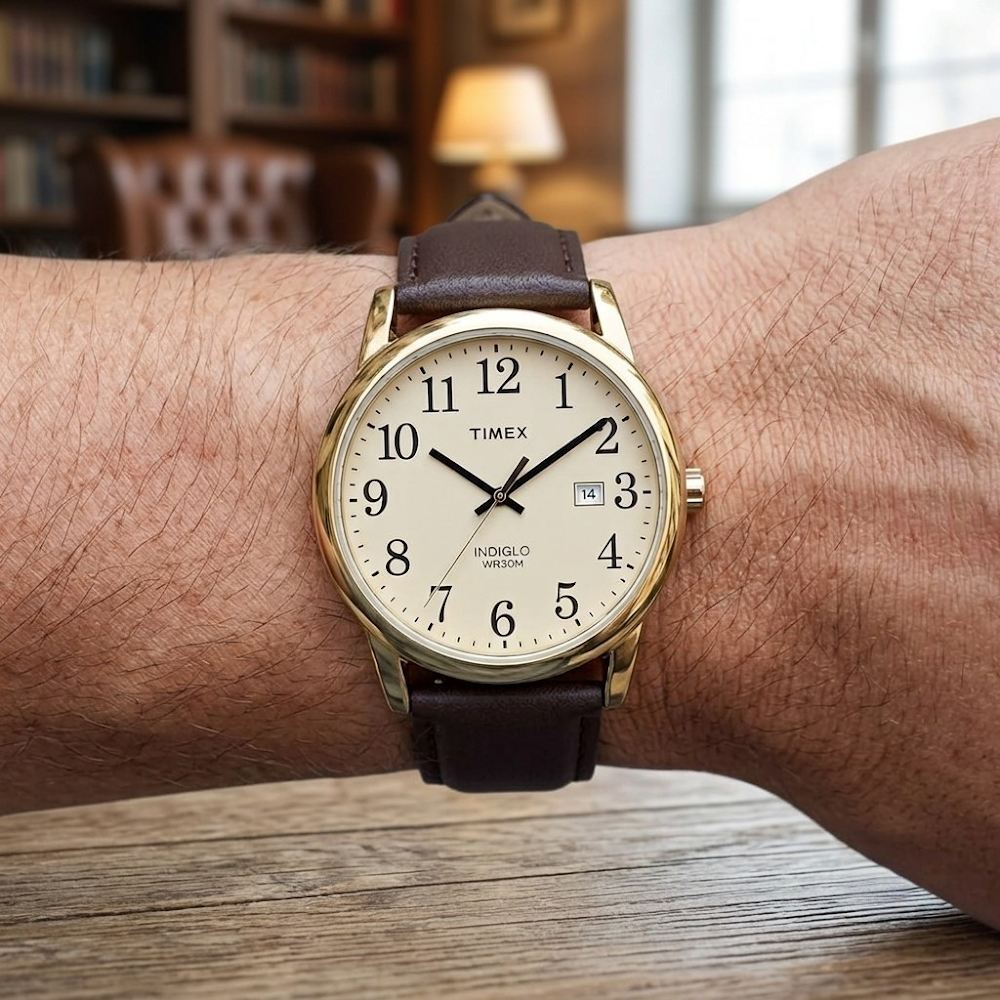 RELOJ HOMBRE TIMEX EASY READER TW2P75800 DORADO - 3