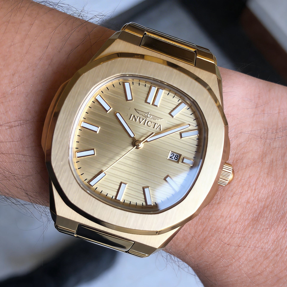 RELOJ HOMBRE INVICTA SPEEDWAY VEKTA 48520 DORADO - 2