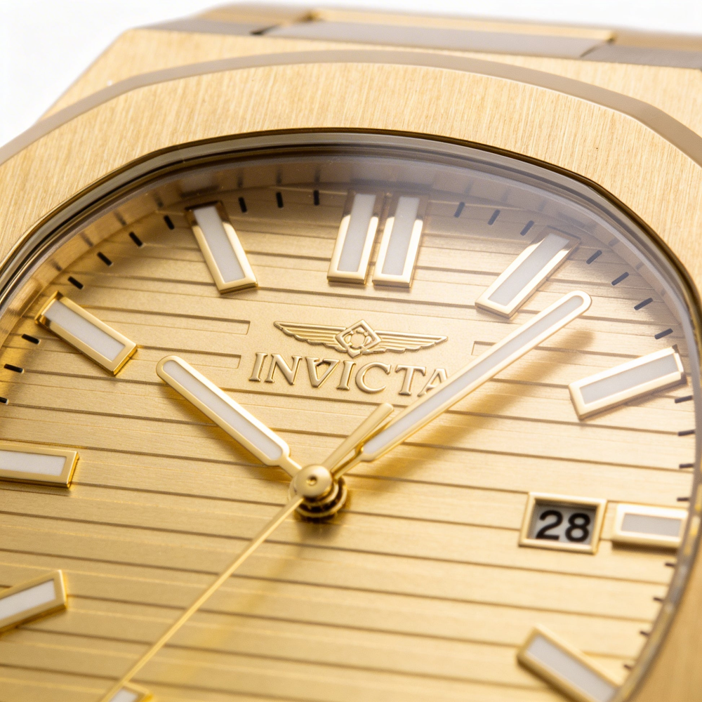 RELOJ HOMBRE INVICTA SPEEDWAY VEKTA 48520 DORADO - 3