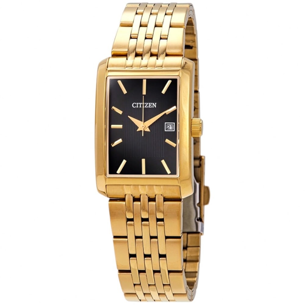 RELOJ HOMBRE CITIZEN QUARTZ RECTANGULAR GOLD BH1673-50E DORADO - 1