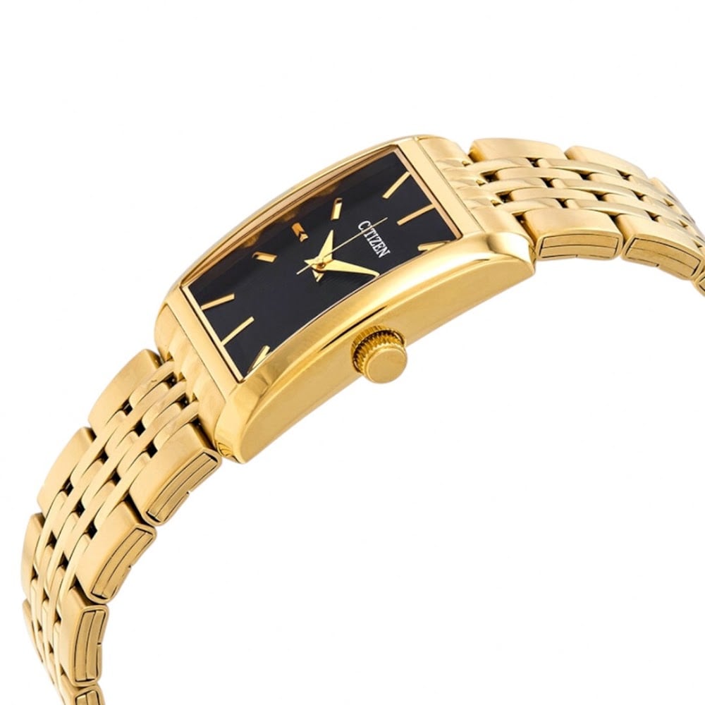 RELOJ HOMBRE CITIZEN QUARTZ RECTANGULAR GOLD BH1673-50E DORADO - 2