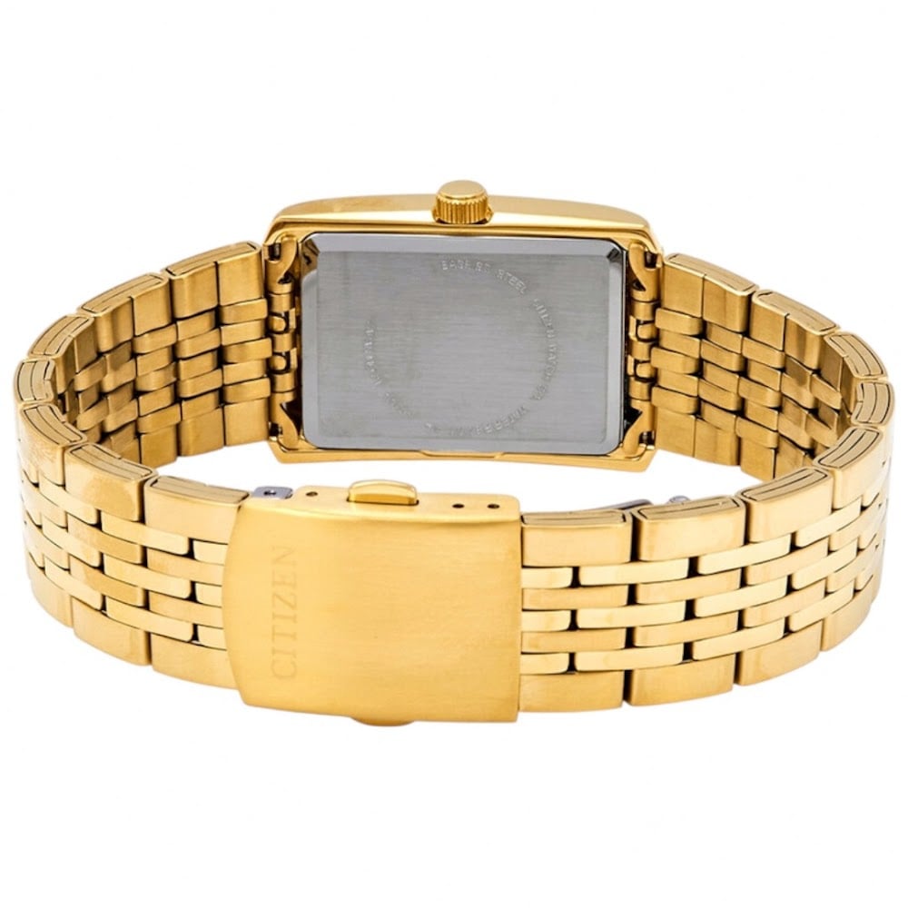 RELOJ HOMBRE CITIZEN QUARTZ RECTANGULAR GOLD BH1673-50E DORADO - 3