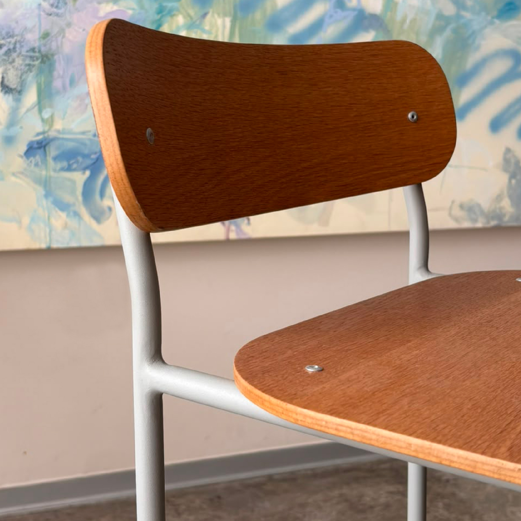 SILLA BAR DE METAL Y MADERA GREENSALT - 3