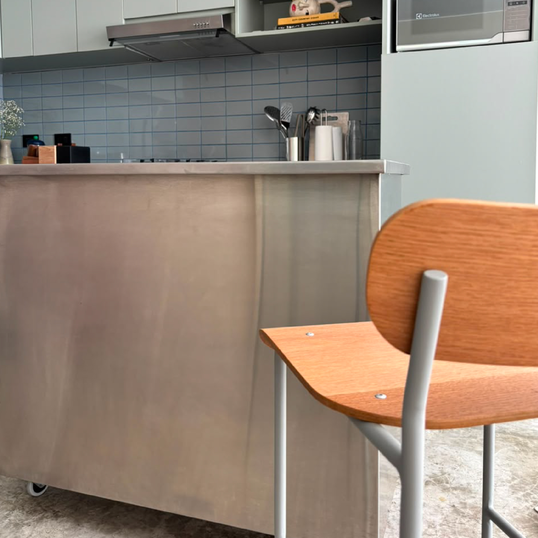 SILLA BAR DE METAL Y MADERA GREENSALT - 4