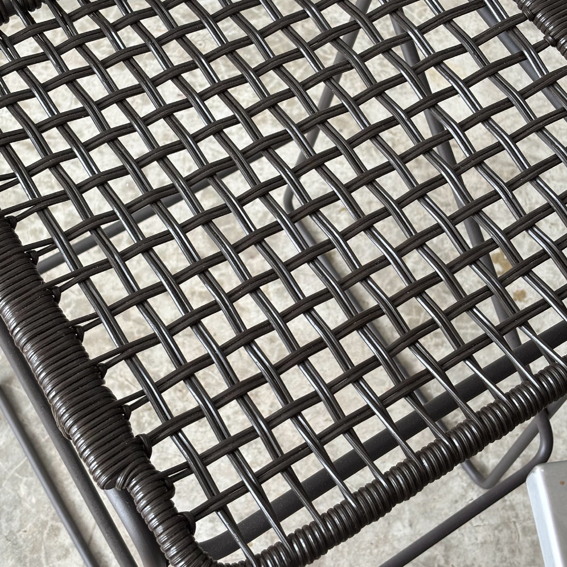 SILLA BAR DE METAL Y TEJIDO TRENZADO GREENSALT - 5
