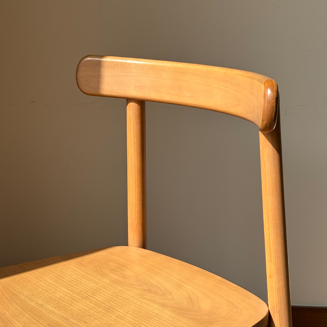 SET DE 2 SILLAS COMEDOR DE MADERA NATURAL GREENSALT - 3