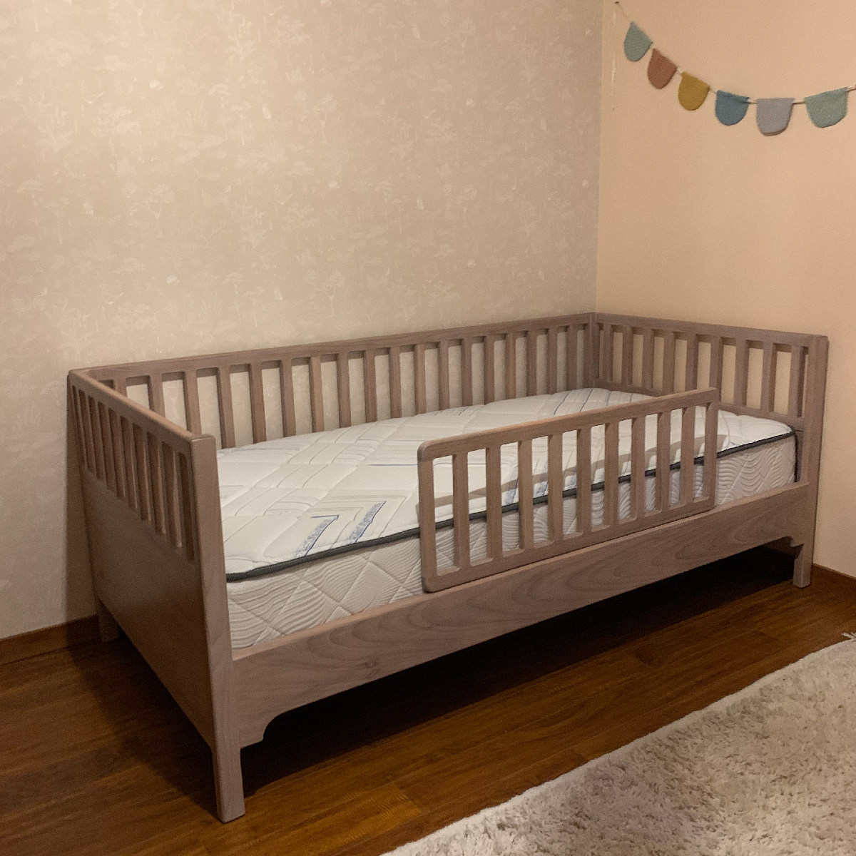 CUNA INFANTIL DE MADERA NATURAL GREENSALT - 2