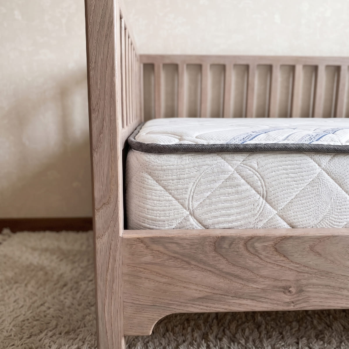 CUNA INFANTIL DE MADERA NATURAL GREENSALT - 3