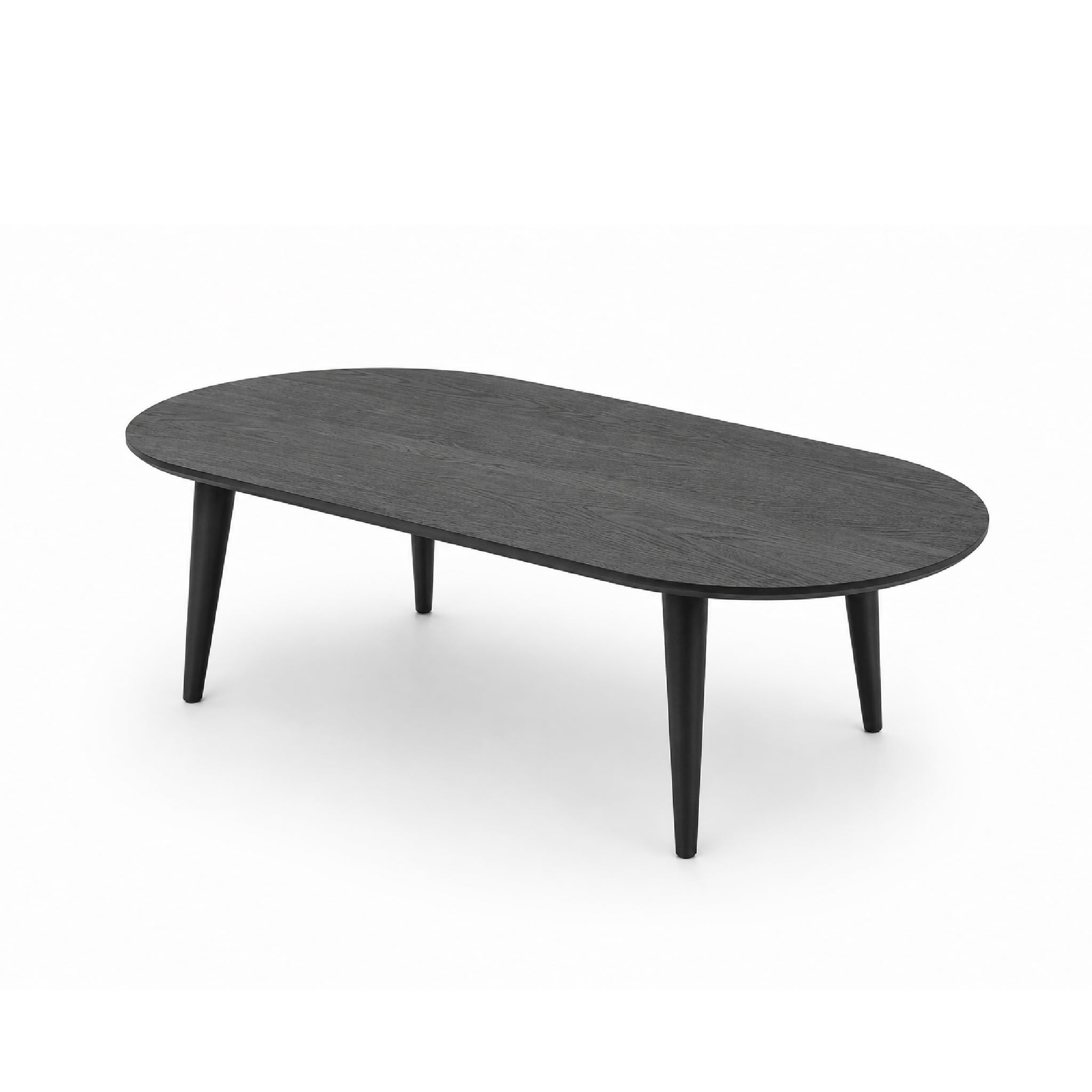 MESA DE CENTRO NEGRA DE MADERA NATURAL GREENSALT - 1