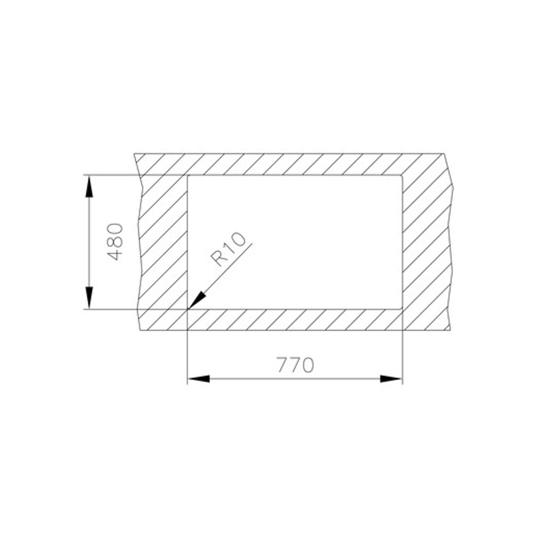LAVADERO TEKA UNIVERSE 80 2C 80 T-XP 2 POZAS SOBREPONER 79 X 50 CM - 5