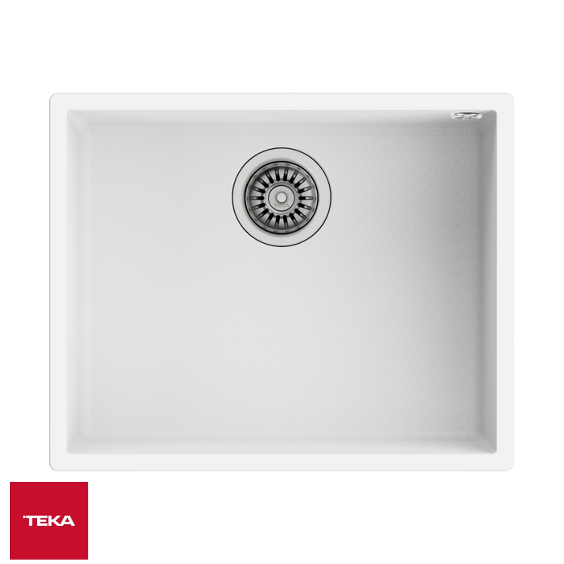 LAVAPLATOS TEKA SQUARE 50.4 BLANCO 54 X 44 CM GRANITO - 1