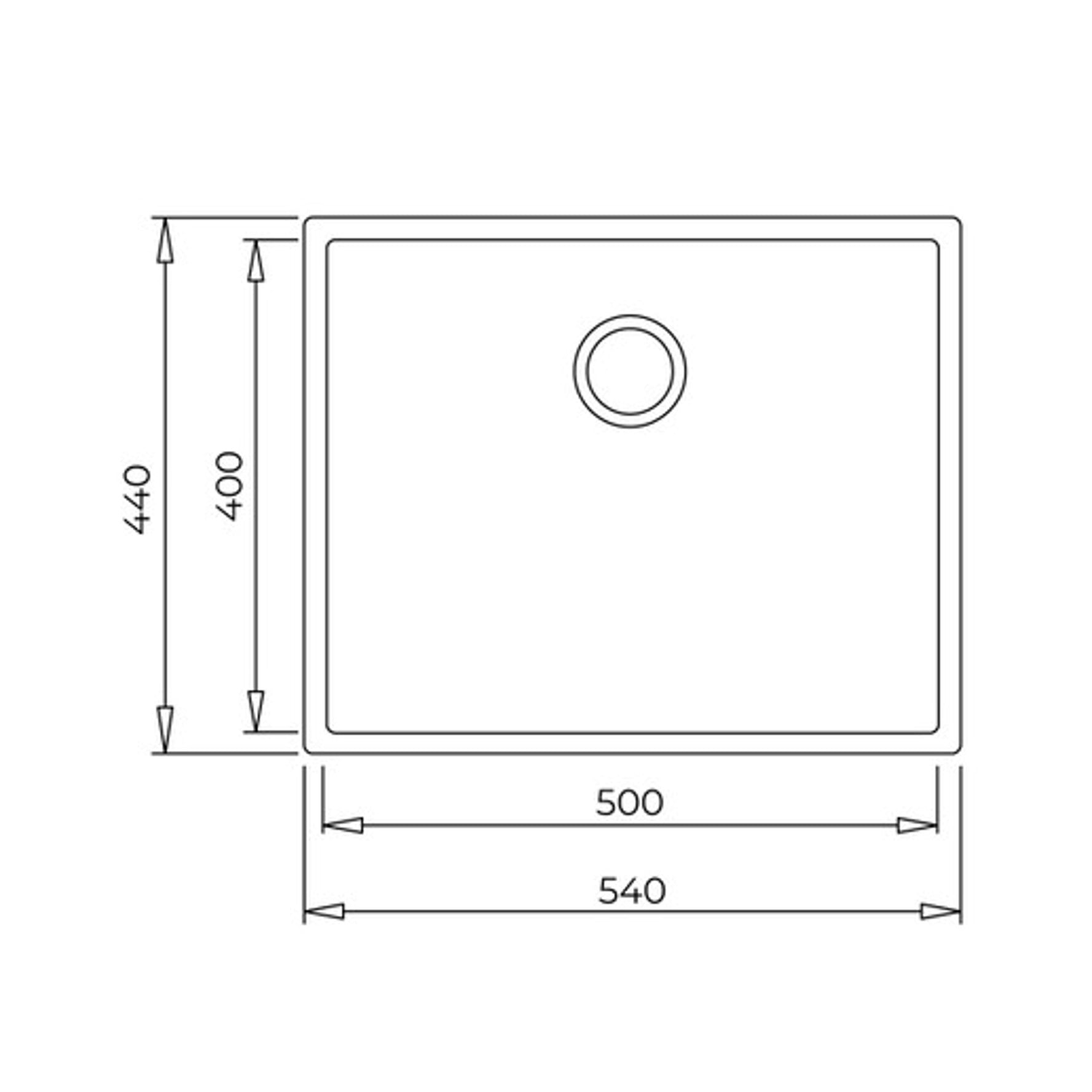 LAVAPLATOS TEKA SQUARE 50.4 BLANCO 54 X 44 CM GRANITO - 2