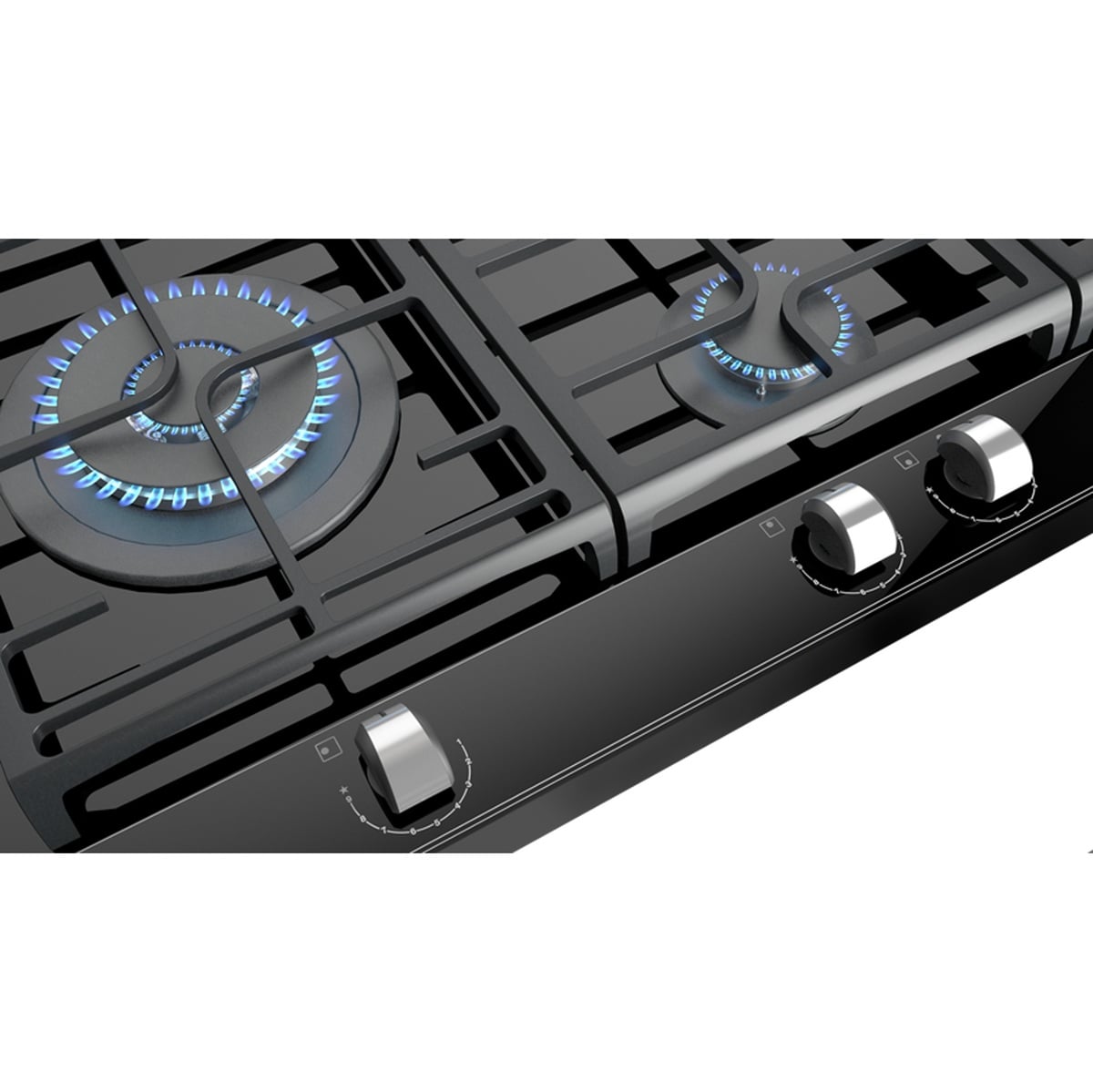 COCINA EMPOTRABLE A GAS 5 HORNILLAS 90CM GZC 95320 XBB TEKA - 4