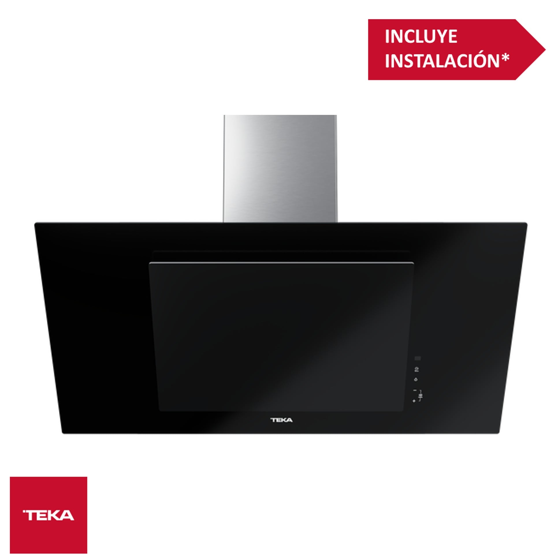 CAMPANA EXTRACTORA 90CM DECORATIVA DVT PRO 98660 TBS BK TEKA - 1