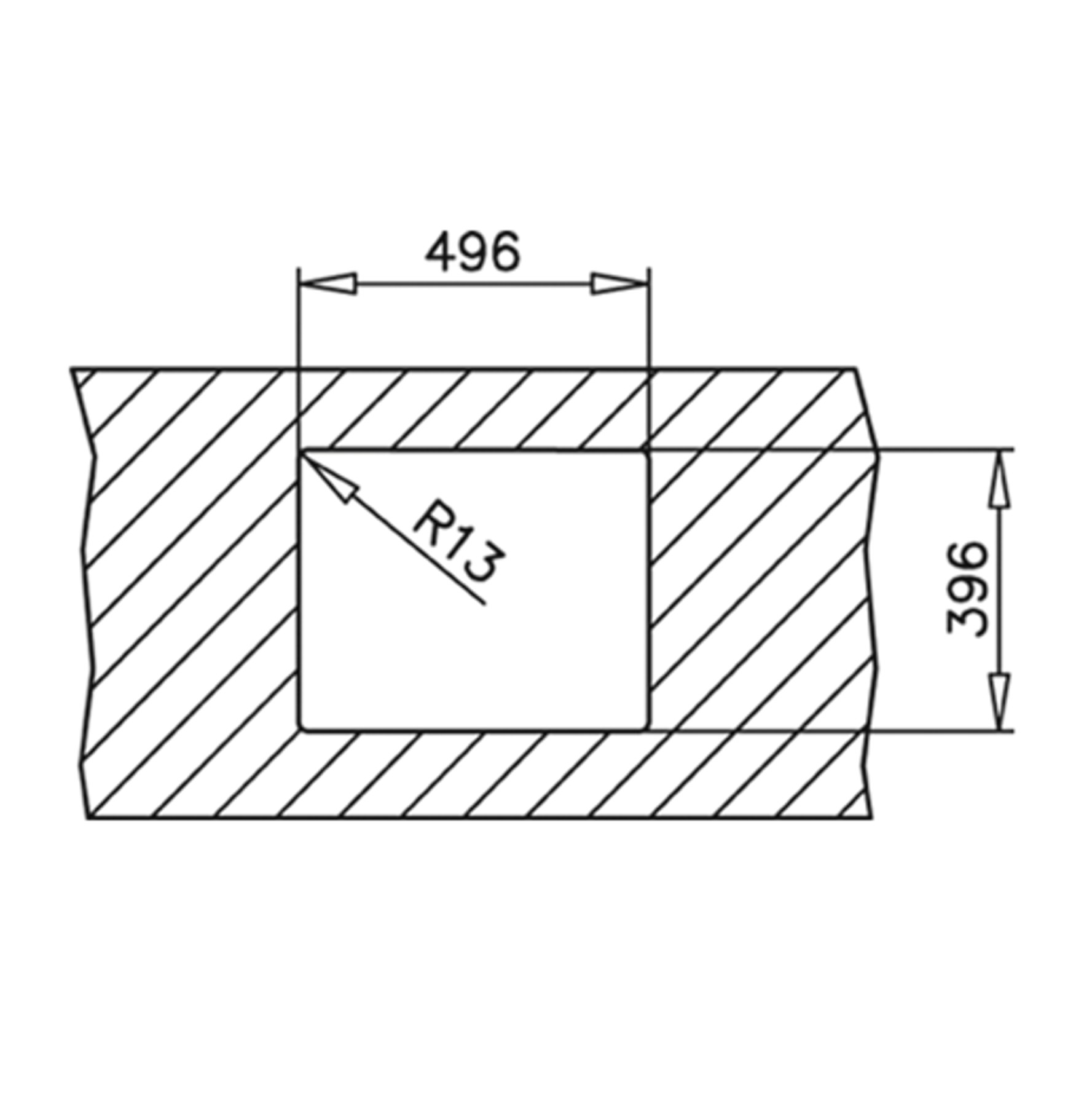LAVADERO TEKA EMPOTRAR BE LINEA RS15 50.4 54 X 44 CM ACERO - 5