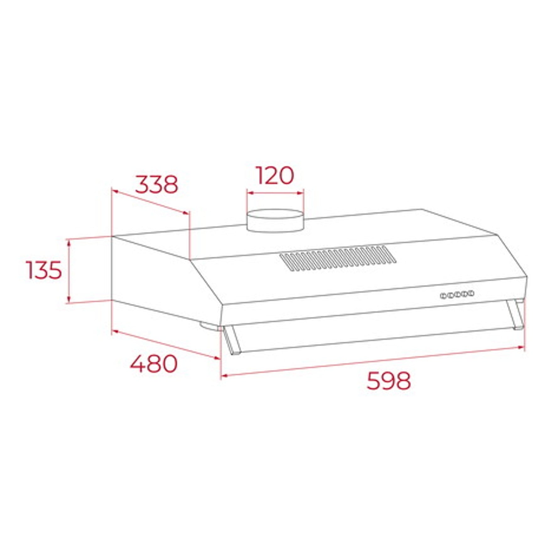CAMPANA TEKA CX 62120 60CM 60 INOX - 5