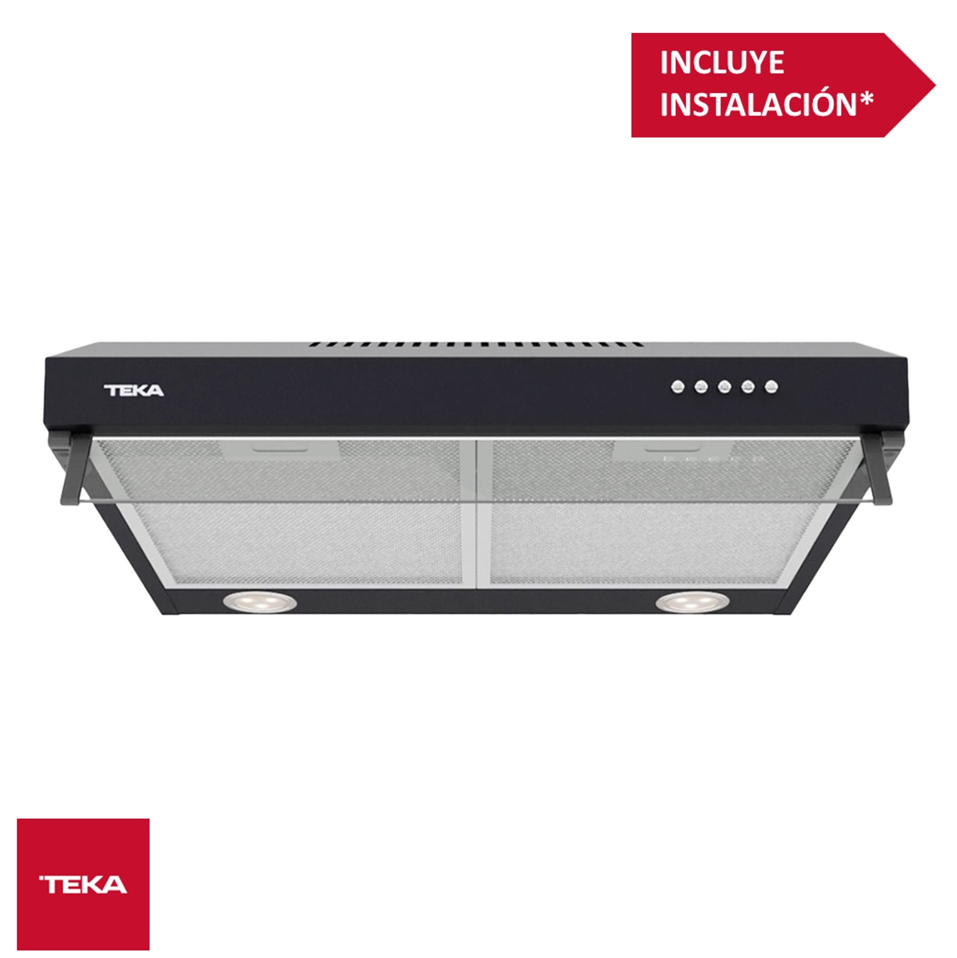 CAMPANA EXTRACTORA 60CM FIJA CX 62120 KOS BK TEKA - 1