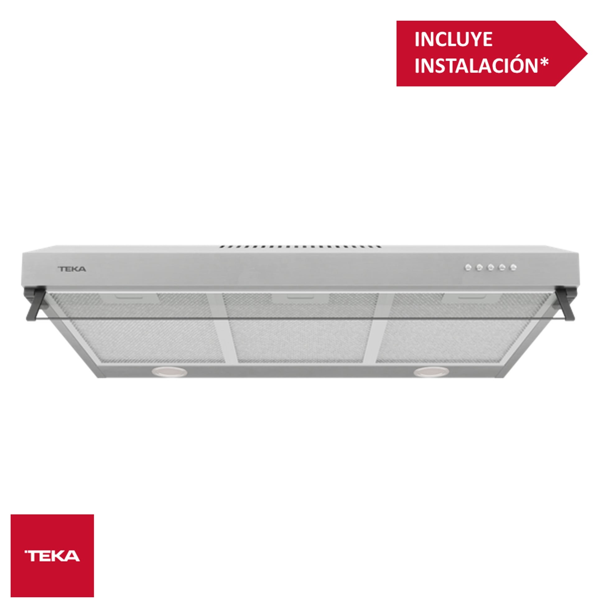 CAMPANA TEKA CX 92120 90CM INOX 90 - 1
