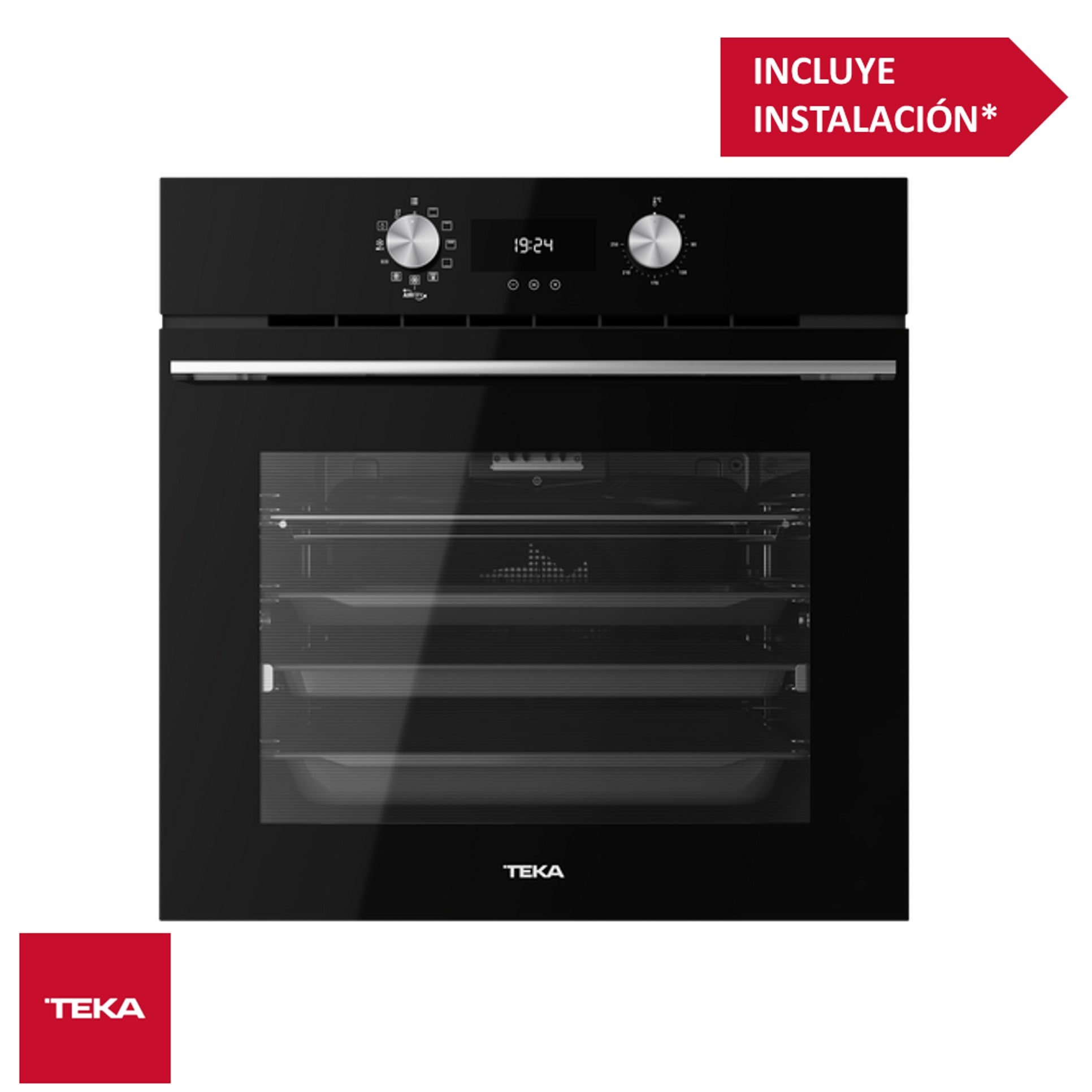 HORNO ELÉCTRICO EMPOTRABLE 70L AIRFRY HLB 8416 BK TEKA - 1