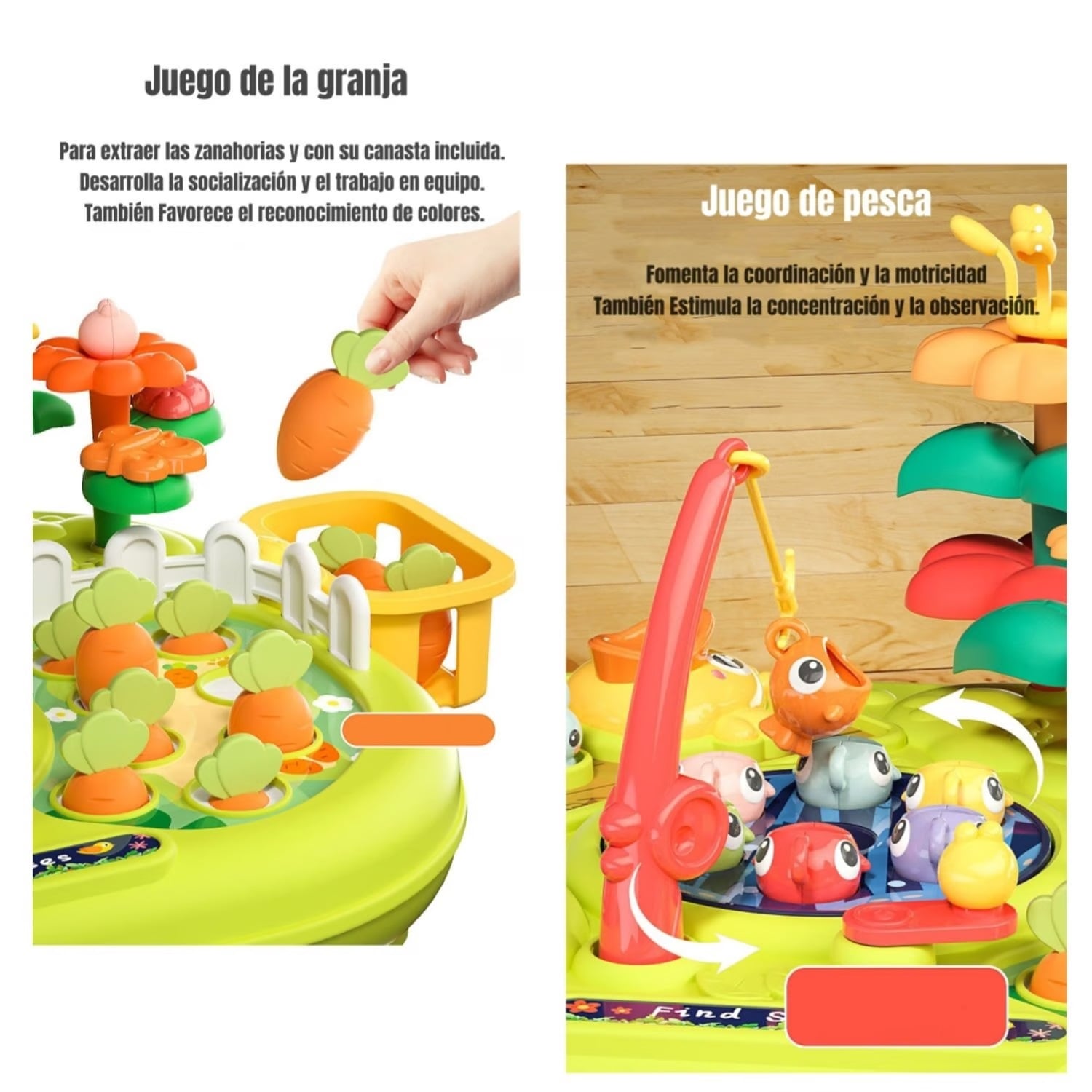 JUEGO DIDÁCTICO GRANJA DIDÁCTICA MONTESSORI 8 EN 1 - 5