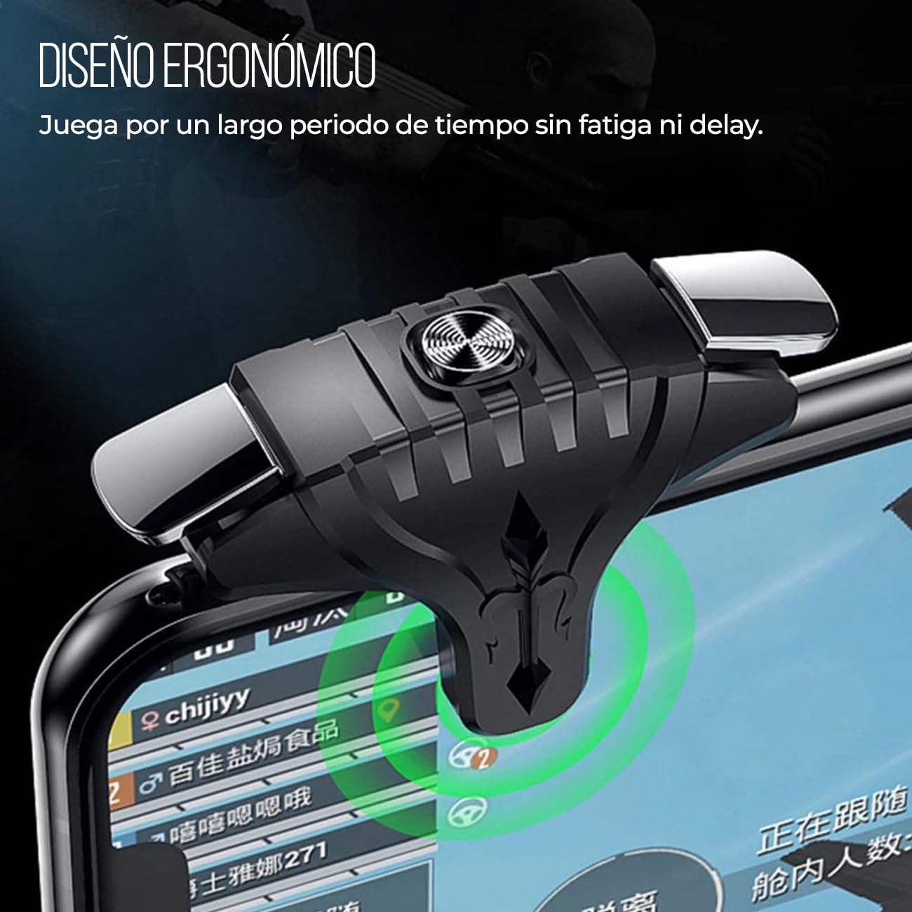 GAMEPAD GATILLOS F01 CON BOTONES L1 R1 PARA CELULAR - 2
