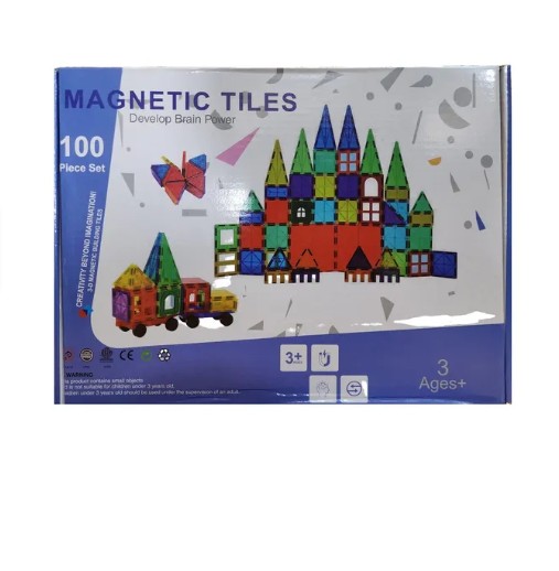 BLOQUES COLORES  MAGNETICAS 100PCS - 1