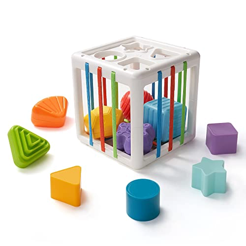 CUBO DE ENCAJE MONTESSORI FORMAS Y LIGAS - 1