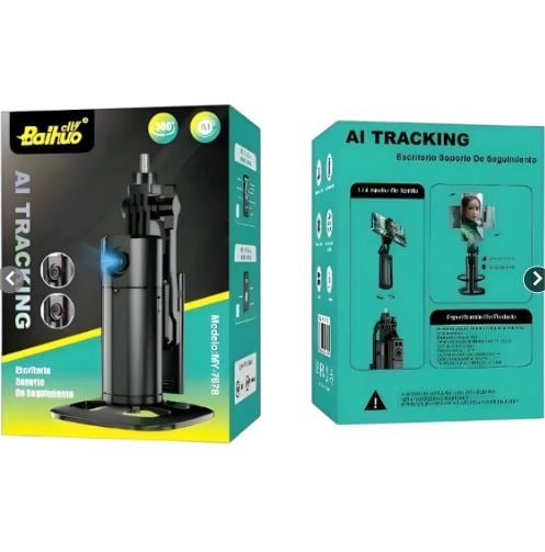 ESTABILIZADOR INTELIGENTE CELULAR SEGUIMIENTO FACIAL IA 360 - 1