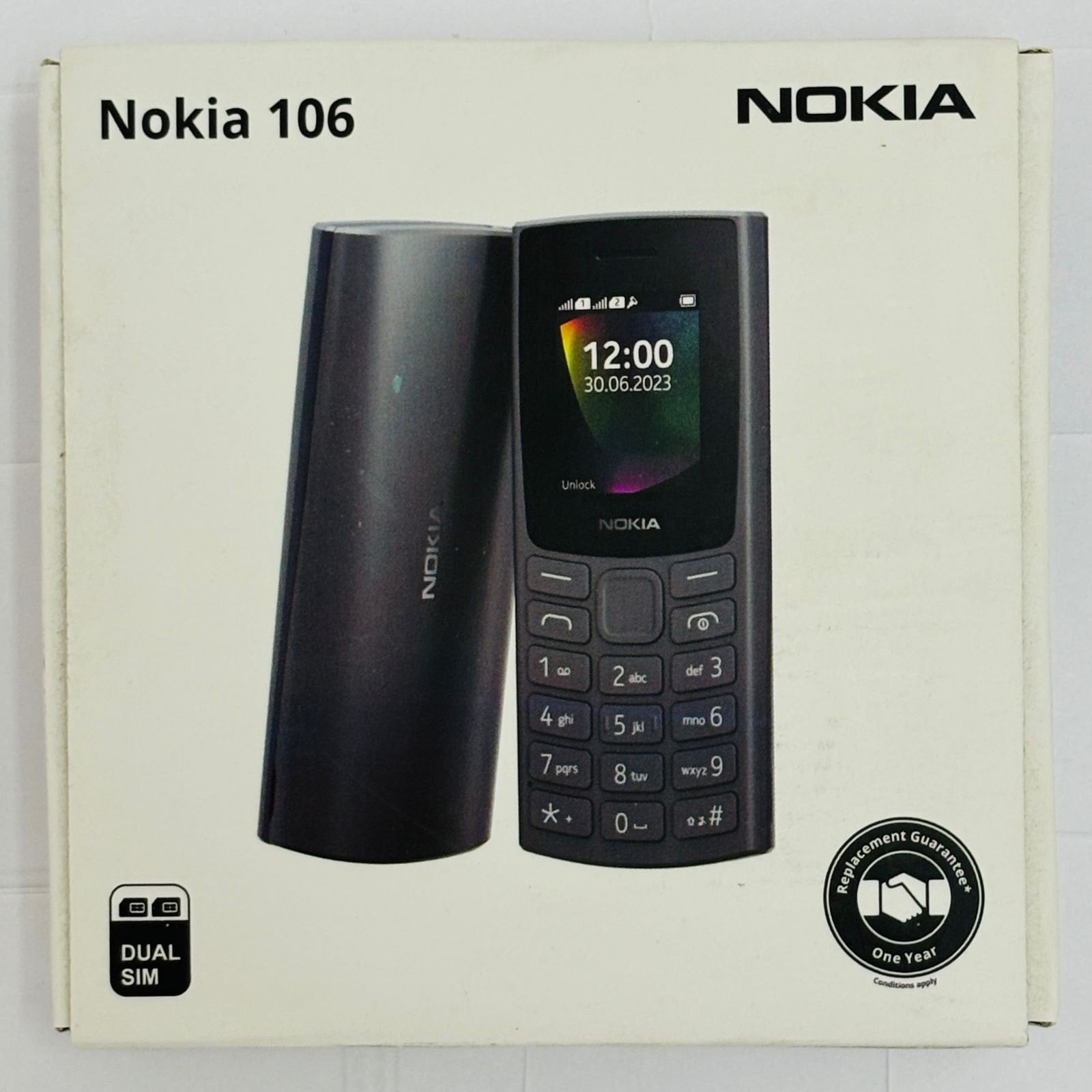 TELÉFONO MOVIL NOKIA 106 2G 1.8″ NEGRO - 1