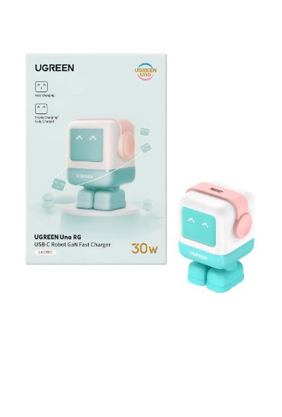 CARGADOR UGREEN UNO RG USB-C ROBOT GAN FAST CHARGER. - 1