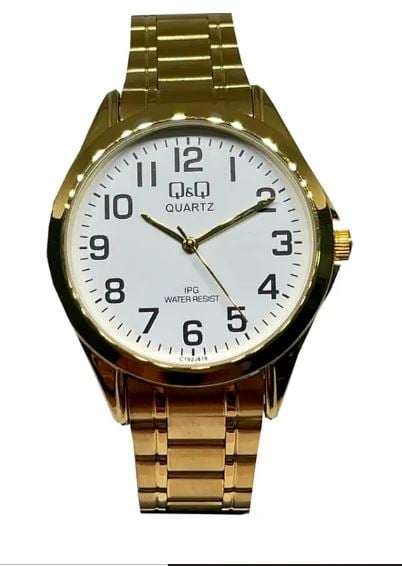 RELOJ QYQ HOMBRE C192J818Y PULSERA DORADO - 1