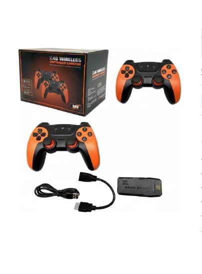 CONSOLA RETRO 4K M9 X2 MANDOS RECARGABLES INALAMBRICOS - 1