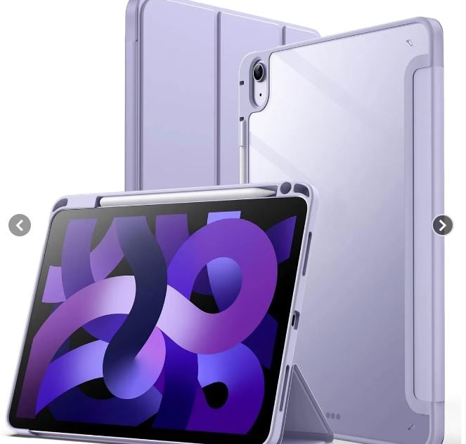 CASE CRISTAL TRANSPARENTE PARA IPAD A16 - 1