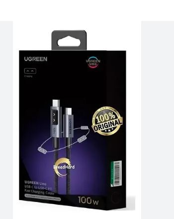 CABLE DE CARGA RÁPIDA UGREEN UNO USB-C A USB-C (MODELO L509) - 1