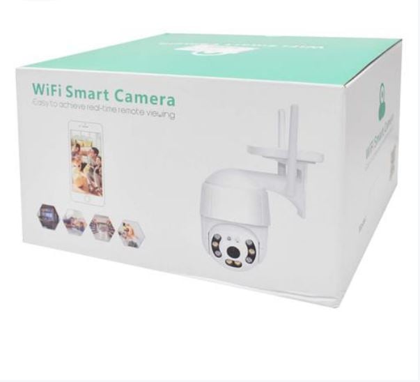 CÁMARA DE SEGURIDAD LANTUN 4K, EXTERIOR, WI-FI, DOBLE LENTE 360° PTZ, COMUNICACIÓN BIDIRECCIONAL - 1
