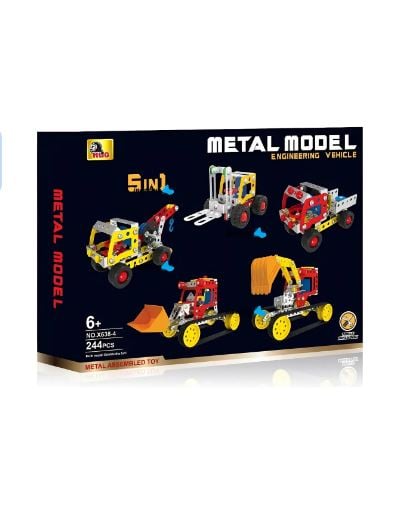 MECANO 244PZS JUEGO METÁLICO Y PLÁSTICO PARA ARMAR - 1